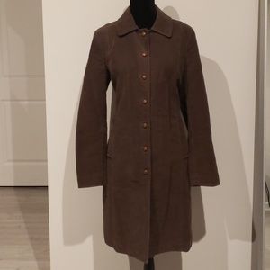 GAP brown dress coat